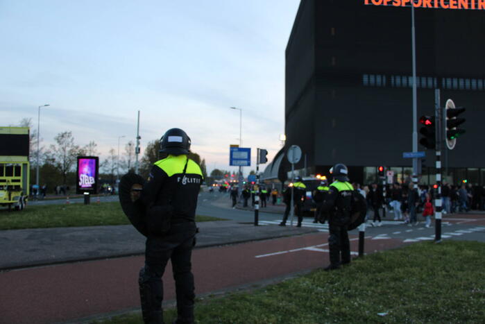 Politie massaal ingezet bij uitloop van bekerfinale
