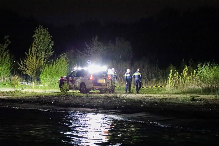 Politie richt plaats delict in na zoekactie