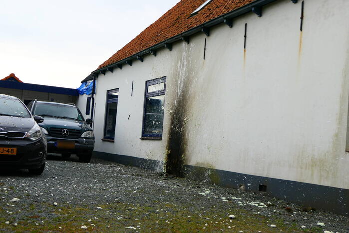 Explosief gaat af in tuin woning