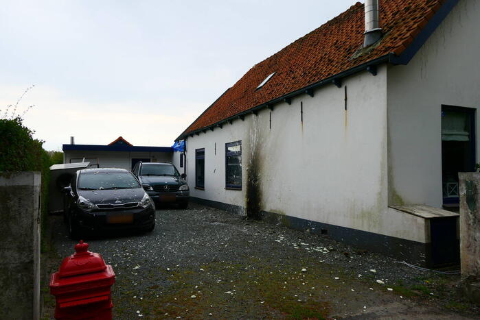 Explosief gaat af in tuin woning