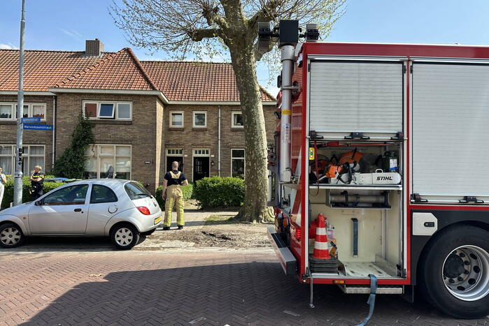 Mini-elektrische fiets vliegt in brand in woning