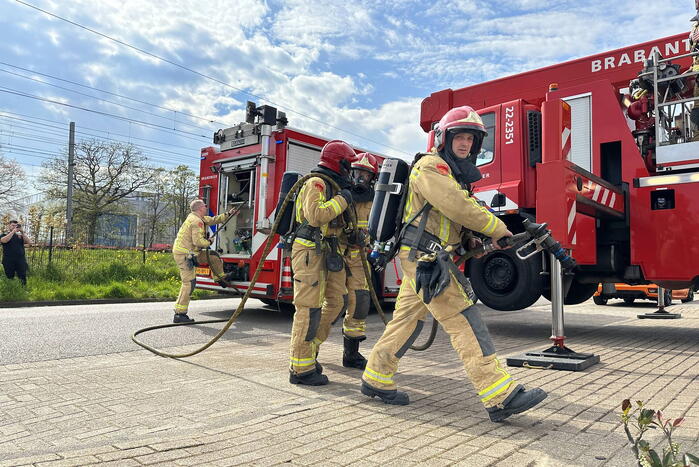 Brand bij keramiek fabrikant