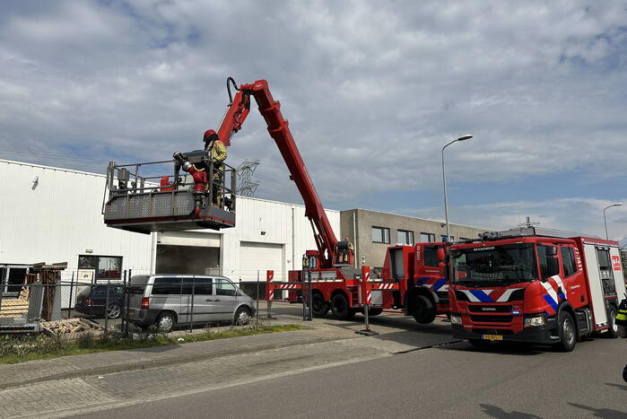 Brand bij keramiek fabrikant
