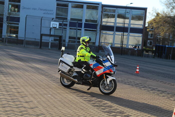 Scooter gecontroleerd op rollerbank