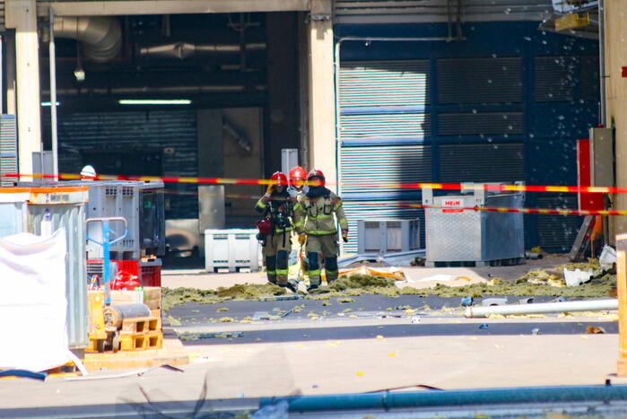 Bedrijf ontruimd na explosie