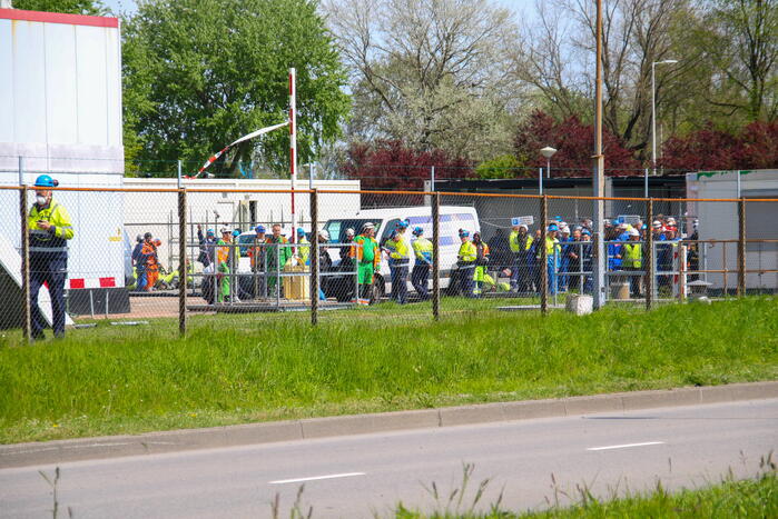 Bedrijf ontruimd na explosie