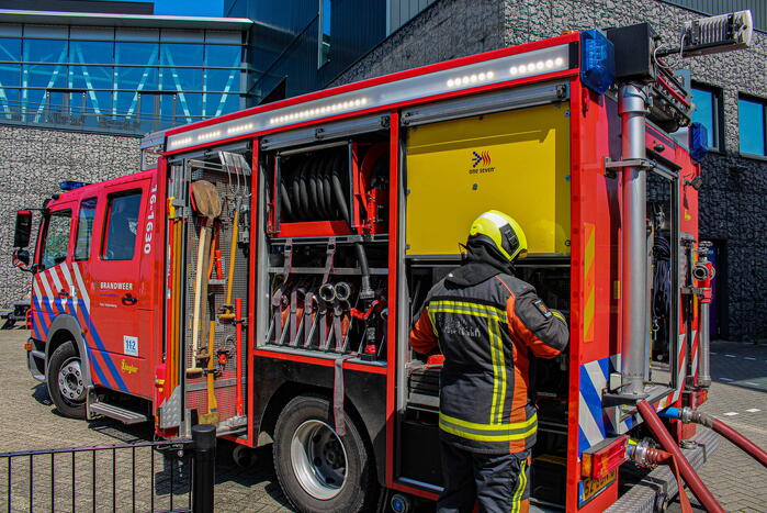 Brandweer oefent in Hilton Garden Inn hotel