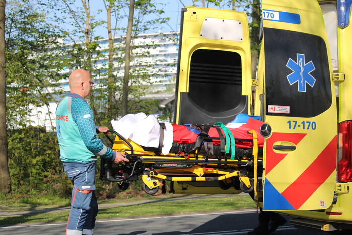 Flinke file bij kop-staartbotsing