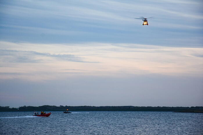 Grote zoekactie vanwege afgeschoten noodsignaal
