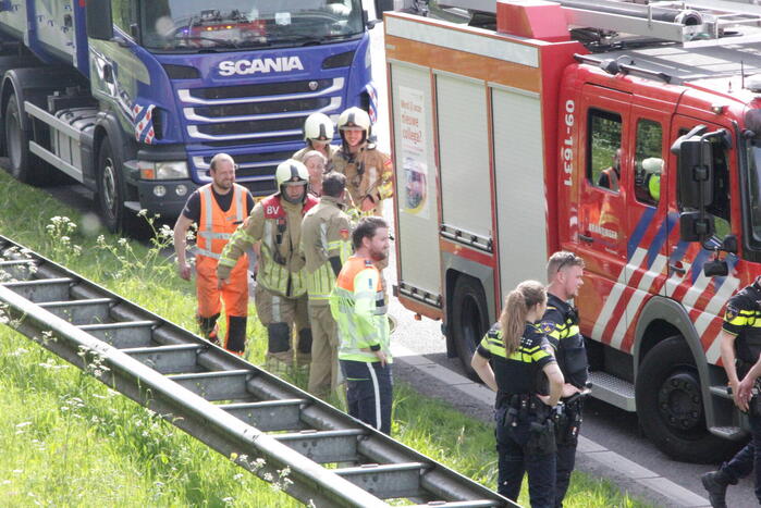 Persoon gewond bij ongeval op snelweg