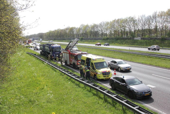 Persoon gewond bij ongeval op snelweg