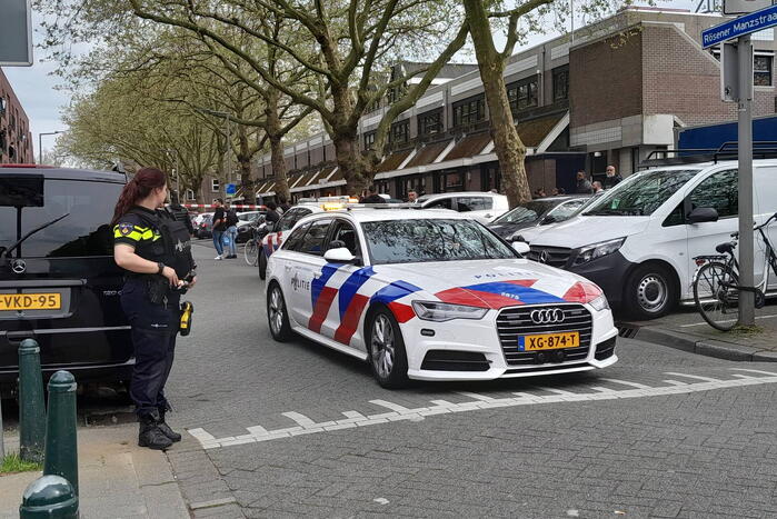 Straat afgezet na schietpartij