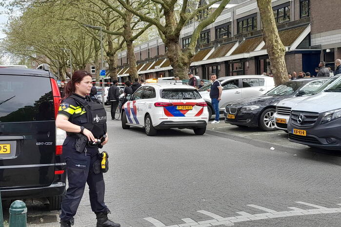 Straat afgezet na schietpartij