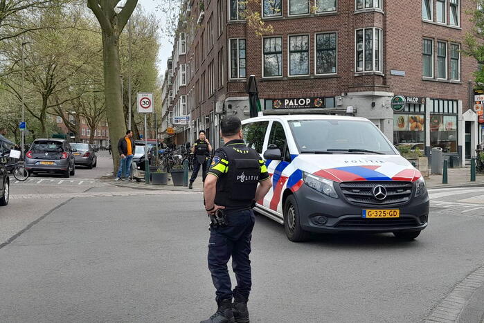 Straat afgezet na schietpartij