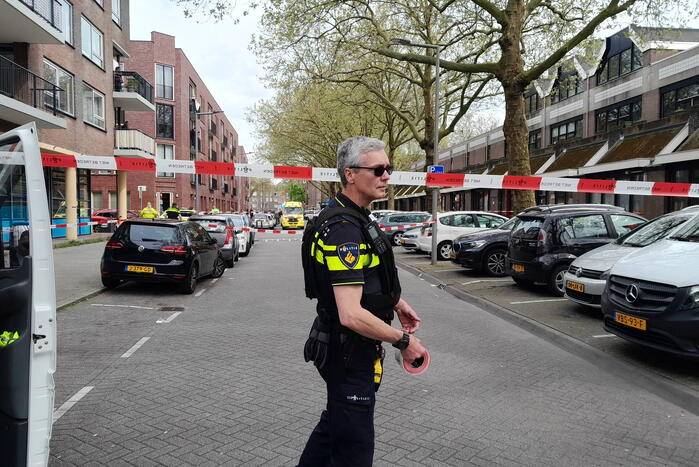 Straat afgezet na schietpartij