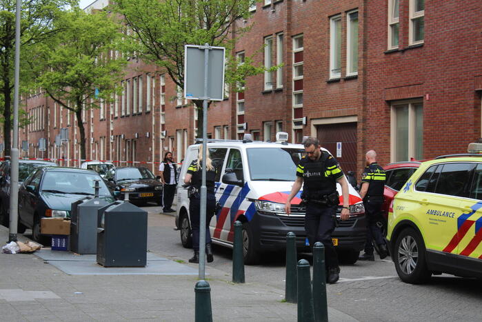 Straat afgezet na schietpartij