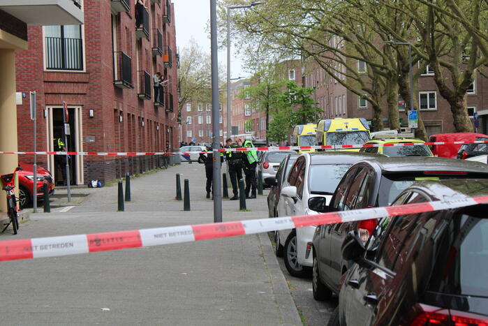 Straat afgezet na schietpartij