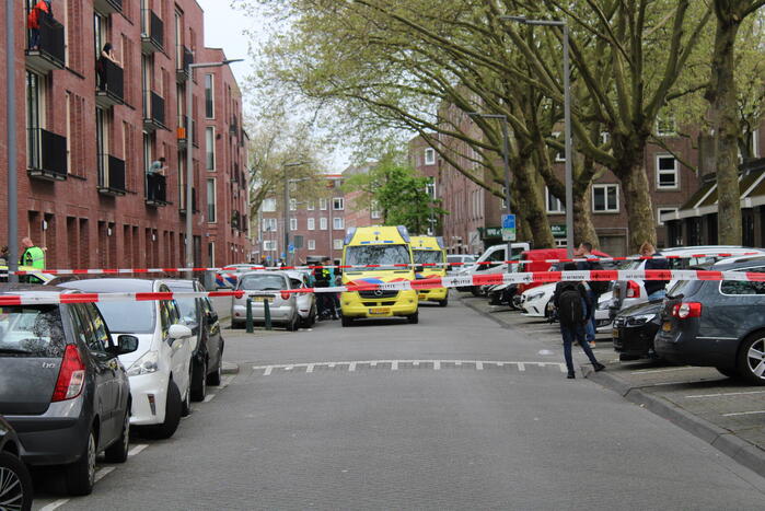 Straat afgezet na schietpartij