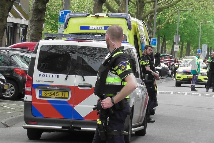 Straat afgezet na schietpartij