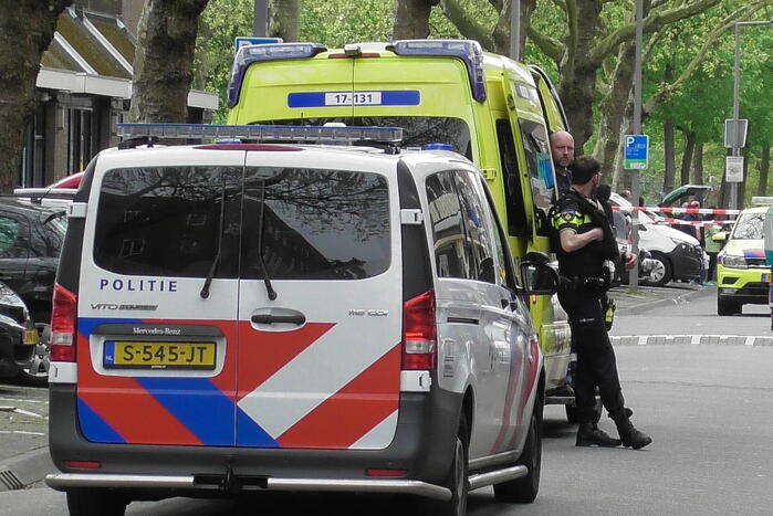 Straat afgezet na schietpartij