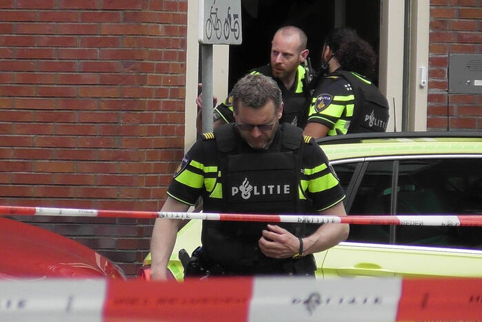 Straat afgezet na schietpartij