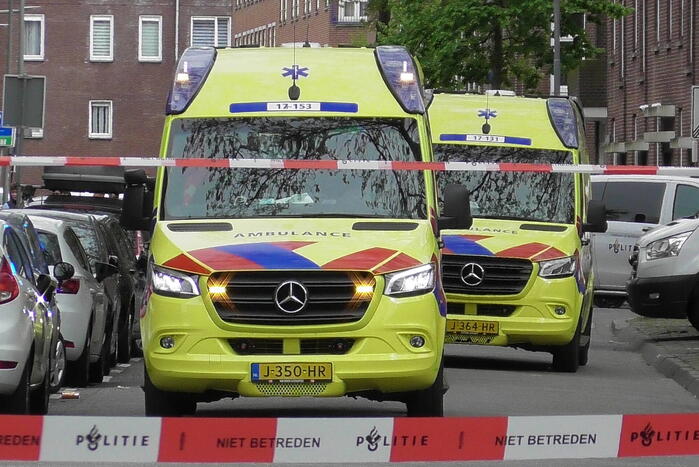 Straat afgezet na schietpartij