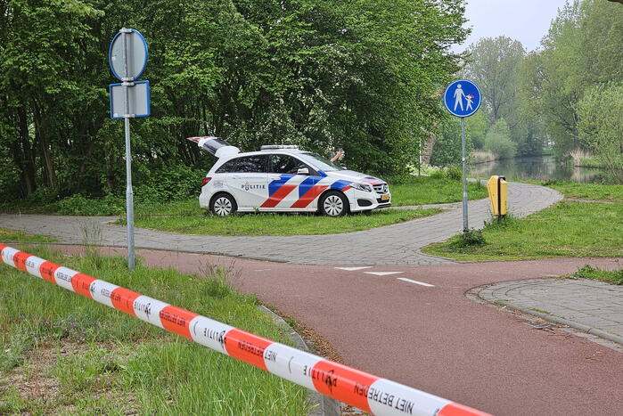 Stroombergvijver Afgezet door politie