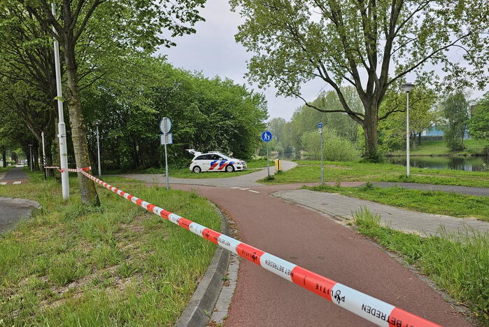 Stroombergvijver Afgezet door politie