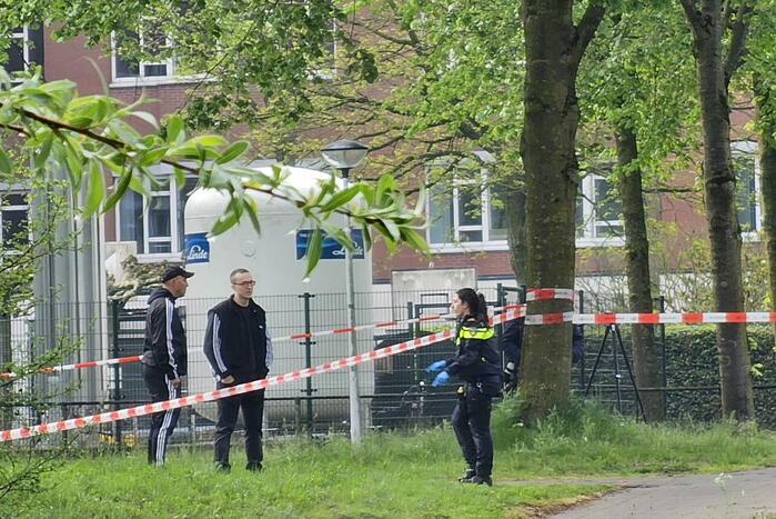 Stroombergvijver Afgezet door politie