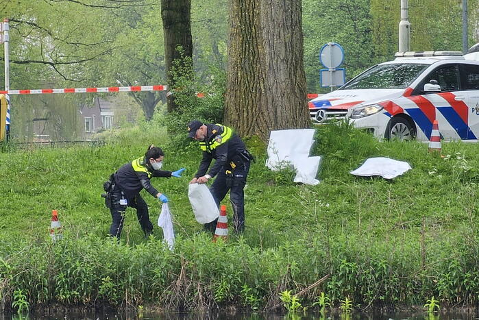Stroombergvijver Afgezet door politie