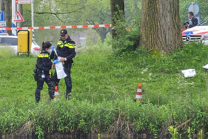 Stroombergvijver Afgezet door politie