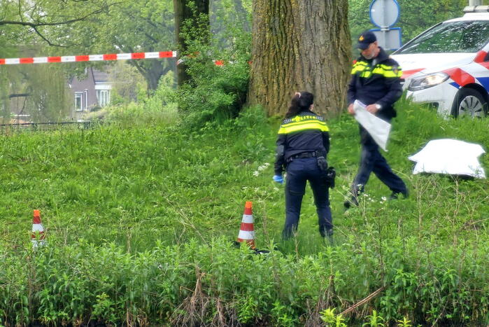 Stroombergvijver Afgezet door politie