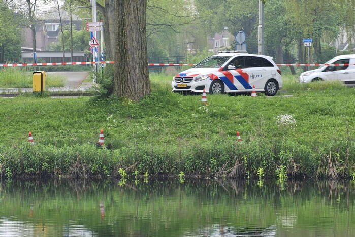 Stroombergvijver Afgezet door politie