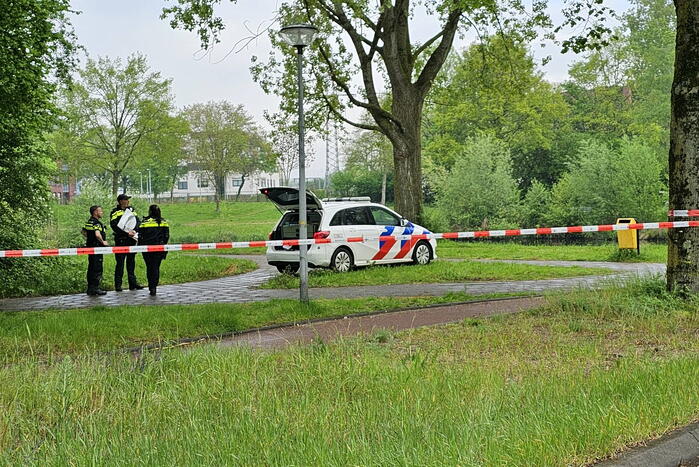 Stroombergvijver Afgezet door politie