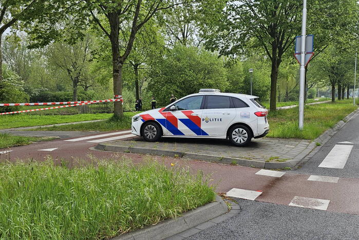 Stroombergvijver Afgezet door politie