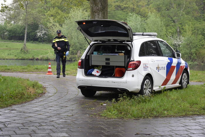 Stroombergvijver Afgezet door politie