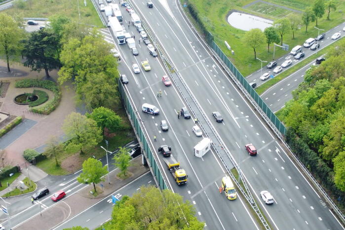 Rijksweg A1 L 26,8 112 nieuws Laren 