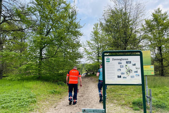 Traumahelikopter landt bij Zonnegloren