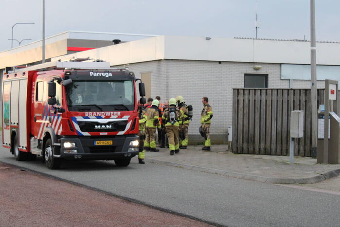 Lekkende LPG installatie bij tankstation