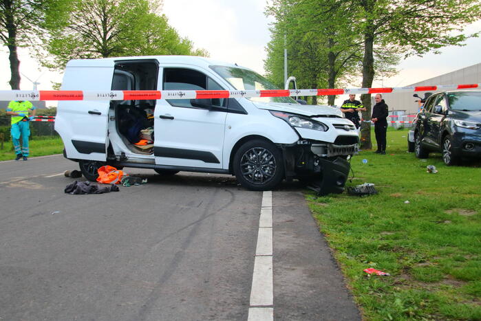 Motorrijder zwaargewond bij aanrijding