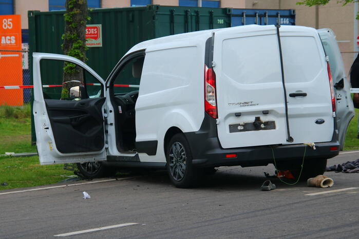 Motorrijder zwaargewond bij aanrijding