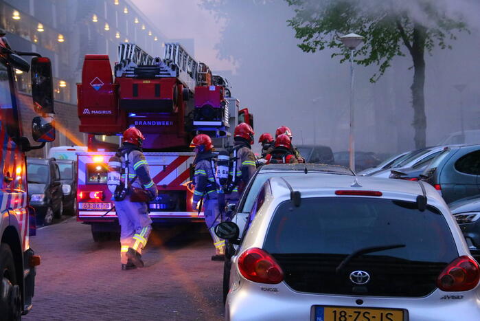 Fikse rookontwikkeling bij brand