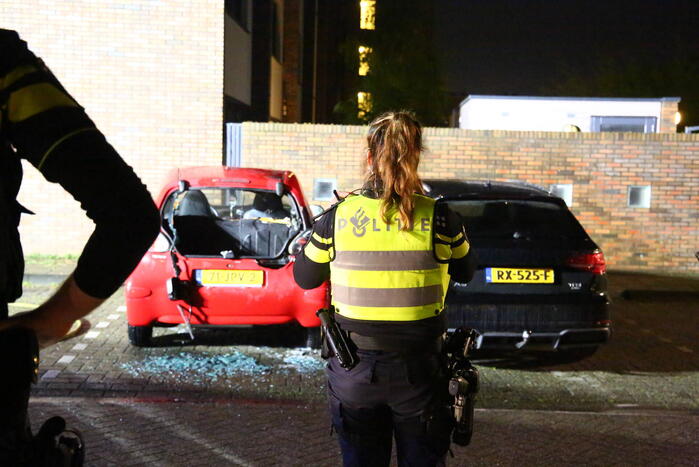 Meerdere voertuigen beschadigd na brand