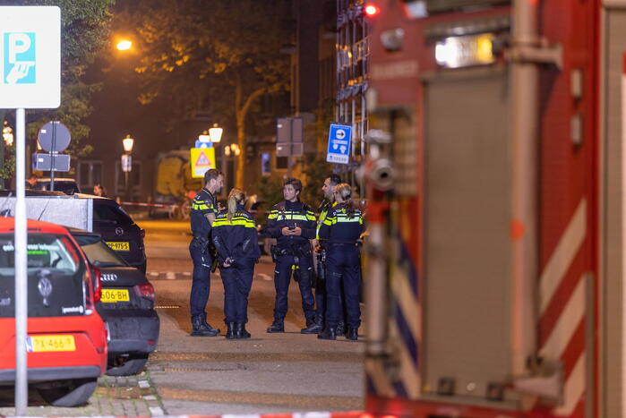 Brand na mogelijk vuurwerkbom