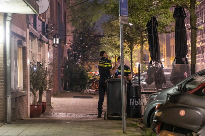 Brand na mogelijk vuurwerkbom