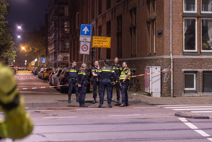 Brand na mogelijk vuurwerkbom