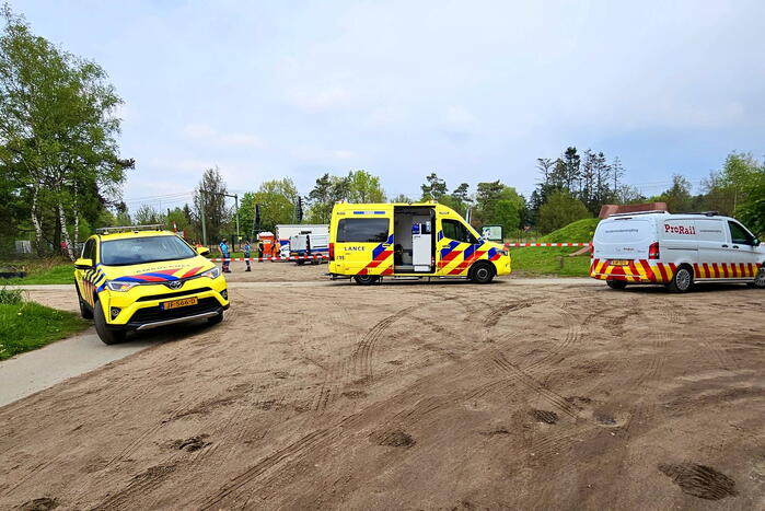 Persoon aangereden door trein