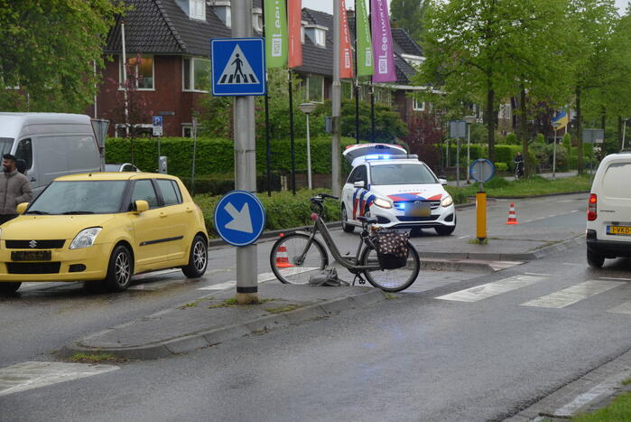 Fietser gewond bij aanrijding met auto