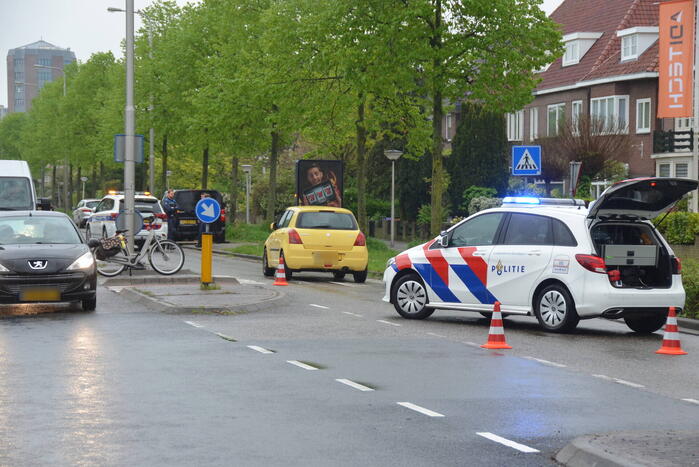 Fietser gewond bij aanrijding met auto