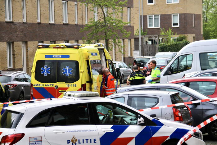 Traumahelikopter landt na steekpartij